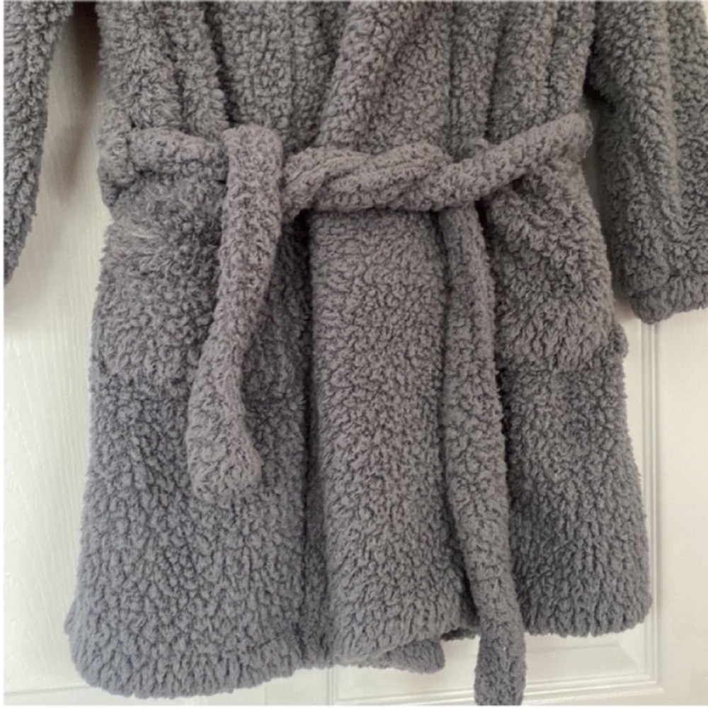 Natori Sherpa robe gray size Small Medium - Picture 5 of 8